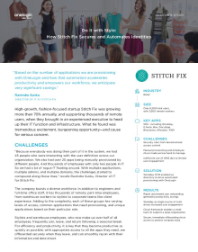 Do It with Style: How Stitch Fix Secures and Automates Identities